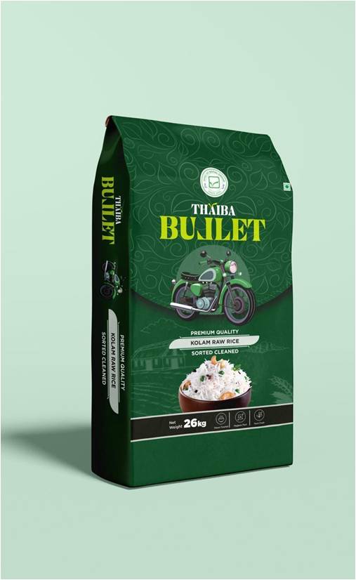 THAIBA RAW KOLAM RICE 25KG